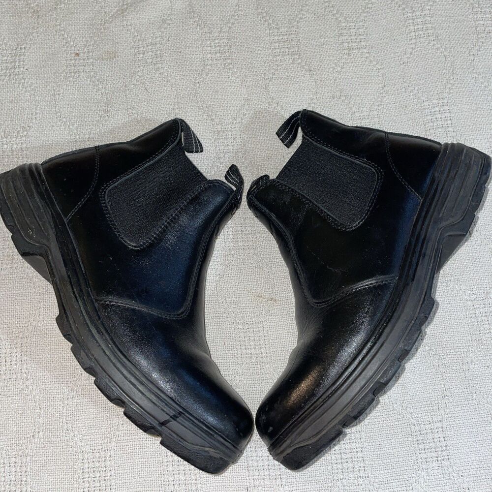 Thorogood Women’s Grunge Boots Size 10.5 M Black Leather Hiking Streetwear EUC